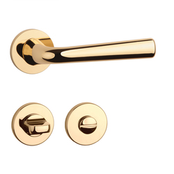 Kľučky na okrúhlych rozetách Zlatý APRILE