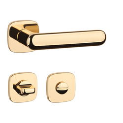 Kľučky na hranatých rozetách Zlatý APRILE