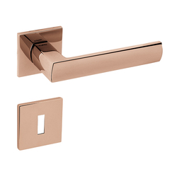 Kľučka na dvere TI - POPULAR - HR 4161Q 5S MEL PVD - meď lesklá PVD (161) | MP-KOVANIA.sk