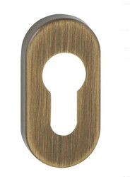 Rozeta ku kľučke FT - Rozeta R - PZ - 60 x 30 mm BRM - bronz matný (F43) | MP-KOVANIA.sk