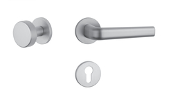 Kľučky na okrúhlych rozetách Strieborný APRILE