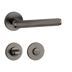 Kľučky na okrúhlych rozetách Sivý APRILE