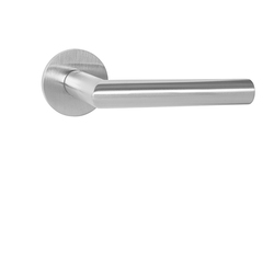 Kľučky na okrúhlych rozetách Strieborný Tupai