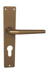 Kľučky na hranatých štítoch Bronzový BA