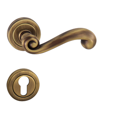 Kľučky na okrúhlych rozetách Bronzový Tupai