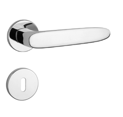 Kľučka na dvere AS - ROSA - R 7S CHL - chróm lesklý (LC) | MP-KOVANIA.sk