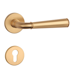 Kľučky na okrúhlych rozetách Zlatý APRILE