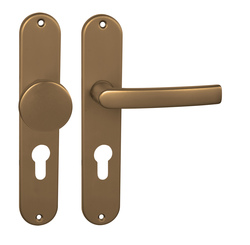 Kľučky na oválnych štítoch Bronzový BA