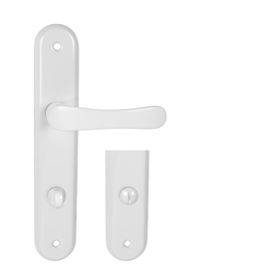 Kľučky na oválnych štítoch Biely KE