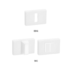 Rozeta ku kľučke MPK - ROZETA - RT ANITA BIM - biela matná (WP) | MP-KOVANIA.sk