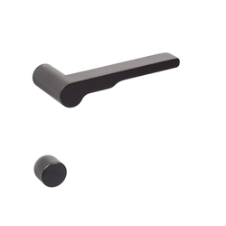 Minimalistické kľučky bez rozety na interiérové dvere Čierny NUDA - VERUM ITALY