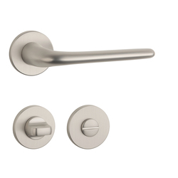 Kľučky na okrúhlych rozetách Strieborný APRILE