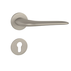 Kľučky na okrúhlych rozetách Strieborný Tupai