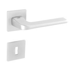Kľučka na dvere TI - DARA - HR 4007Q 5S BIM - biela matná (152) | MP-KOVANIA.sk