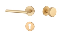 Kľučky na okrúhlych rozetách Zlatý APRILE