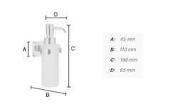 Dávkovače mydla Strieborný SMEDBO