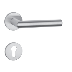 Kľučky na okrúhlych rozetách Strieborný APRILE