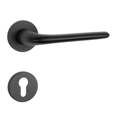 Kľučky na okrúhlych rozetách Čierny APRILE