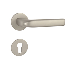 Kľučky na okrúhlych rozetách Strieborný Tupai