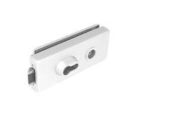 Zámky na sklenené dvere Biely Tupai