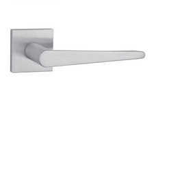 Kľučky na hranatých rozetách Strieborný APRILE