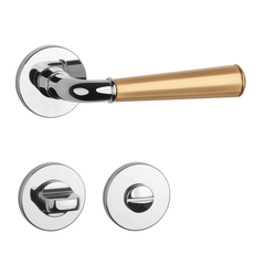 Kľučky na okrúhlych rozetách Kombinovaný APRILE