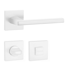 Kľučky na hranatých rozetách Biely APRILE