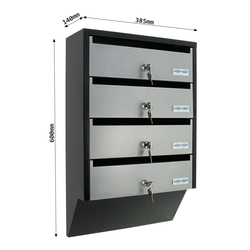 Poštové schránky Kombinovaný ROTTNER