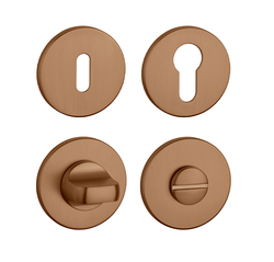 Rozeta ku kľučke AS - ROZETA - R 5S MEM PVD - meď matná (PN PVD) | MP-KOVANIA.sk