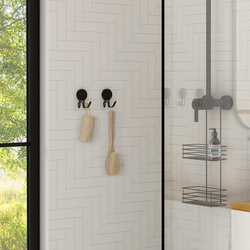 Samolepiace držiaky a vešiaky na uteráky Čierny SMEDBO