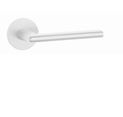 Kľučky na okrúhlych rozetách Biely APRILE