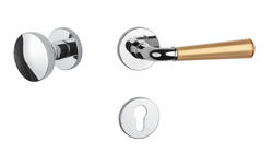 Kľučky na okrúhlych rozetách Kombinovaný APRILE