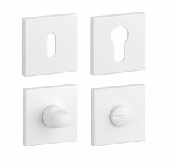 Rozeta ku kľučke AT - ROZETA - HR 7S BIM - biela matná (WHITE) | MP-KOVANIA.sk