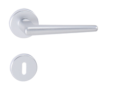 Kľučka na dvere UC - DANA - R STM - strieborná matná (MP1) | MP-KOVANIA.sk