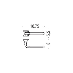 Držiaky toaletného papiera Kombinovaný COLOMBO