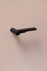 Minimalistické kľučky bez rozety na interiérové dvere Čierny NUDA - VERUM ITALY