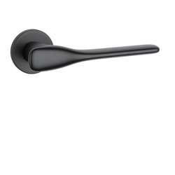 Kľučky na okrúhlych rozetách Čierny APRILE