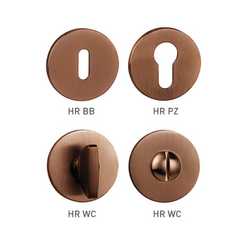 Rozeta ku kľučke TI - ROZETA - R 5S MEM - meď matná (186) | MP-KOVANIA.sk