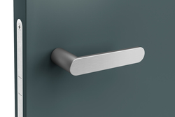 Minimalistické kľučky bez rozety na interiérové dvere Strieborný NUDA - VERUM ITALY
