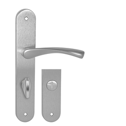 Kľučky na oválnych štítoch Strieborný MPK