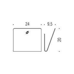 Samolepiace stojany na noviny a časopisy Strieborný COLOMBO