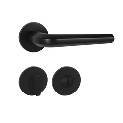 Kľučky na okrúhlych rozetách Čierny Tupai