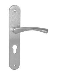 Kľučky na oválnych štítoch Strieborný MPK