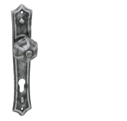 Kľučky na kovaných štítoch Sivý LR