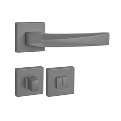 Kľučky na hranatých rozetách Sivý FROSIO BORTOLO