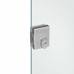Zámky na sklenené dvere Strieborný JNF