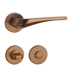 Kľučky na okrúhlych rozetách Medený APRILE