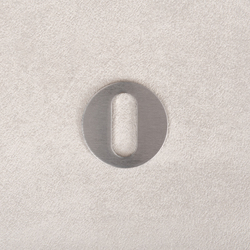 Okrúhle rozety Strieborný NUDA - VERUM ITALY