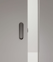 Mušle a madielka na posuvné drevené dvere Sivý PR