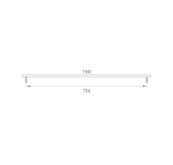 Mriežky šírka 150 mm Strieborný SRL